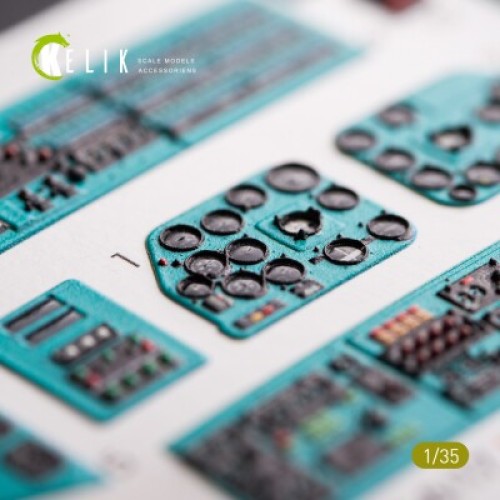 Декали MI-8MT:MI-17 3D декаль интерьер для комплекта Trumpeter 1:35 КЕЛИК K35003