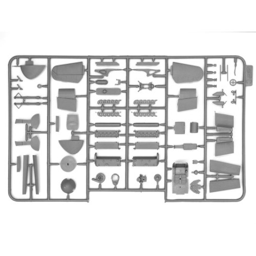 Літаки Збірна модель 1:48 німецький винищувач Messerschmitt Bf 109F-4Z:Trop ICM 48105