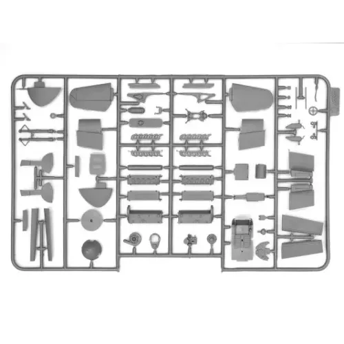 Збірна модель літака Збірна модель 1:48 німецький винищувач Мессершмітт Bf 109F-4Z:Trop ICM 48105 1:48