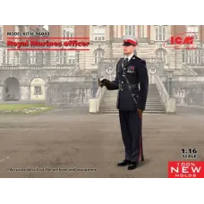 Сборная модель 1:16 Фигура офицер королевской морской пехоты ICM 16012