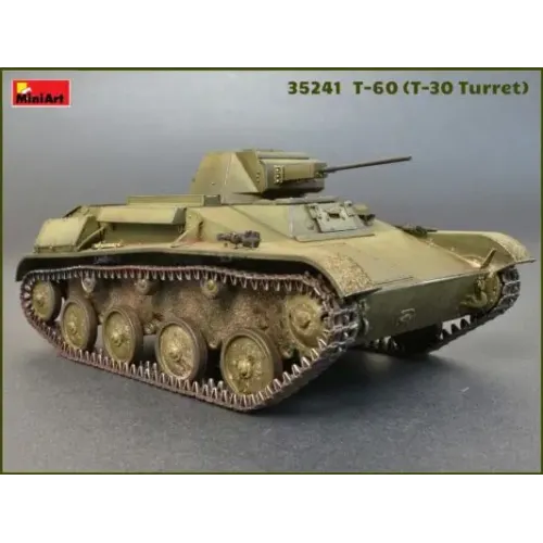 Бронетехника и артиллерия Легкий танк Т-60 (башня Т-30) с интерьером 1:35