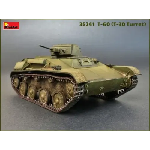 Бронетехника и артиллерия Легкий танк Т-60 (башня Т-30) с интерьером 1:35