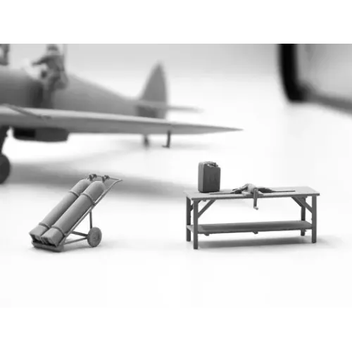 Збірна модель літака Збірна модель 1:48 Набір аеродром Королівських ВПС часів Другої світової війни ICM DS4802 1:48