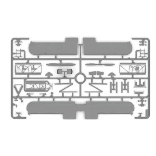 Сборная модель самолета Сборная модель 1:32 Американский учебно-тренировочный самолет Stearman PT-17:N2S-3 Kaydet ICM 32050 1:32
