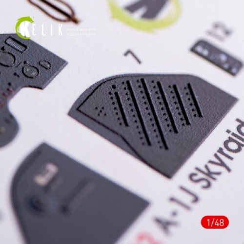 Декалі A-1J Skyraider 3D декаль інтер'єр для комплекту Tamiya 1:48 KELIK K48012