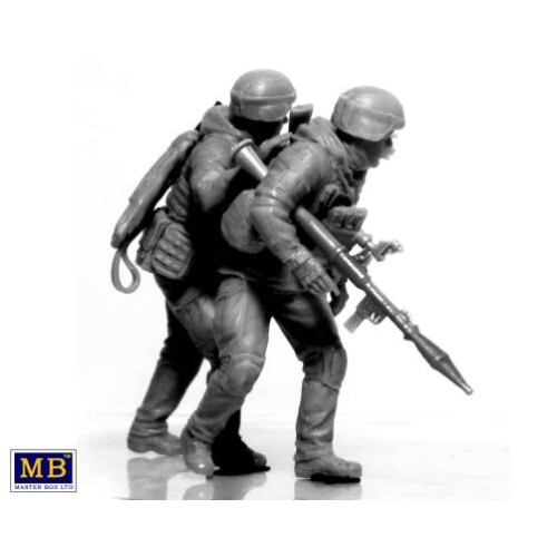 Фігури та мініатюри Збірна модель 1:35 Фігури Полк Азов, Оборона Маріуполя, березень 2022 р. МастерБокс 35224