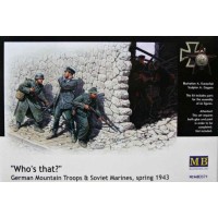 «Хто це?», Німецькі гірські війська та радянська морська піхота, весна 1943 року