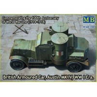 Збірна модель 1:72 Британський бронеавтомобіль Остін, MK IV, часів Першої світової війни MasterBox 72008