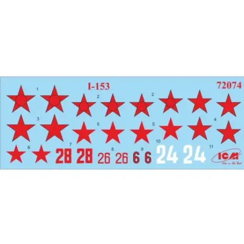 Збірна модель літака I-153 "Чайка" 1:72