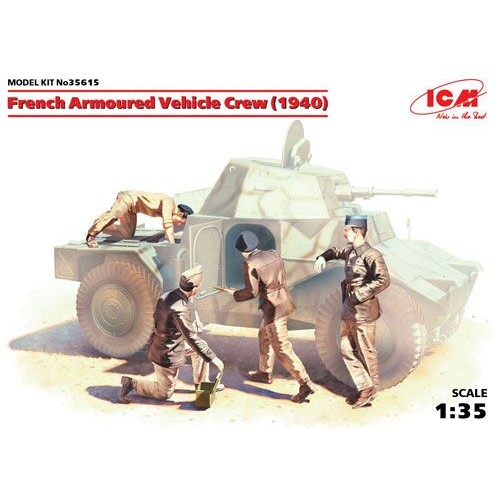 Фігури та мініатюри Екіпаж французького бронеавтомобіля (1940 р.)