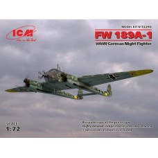 Збірна модель 1:72 Літак Focke-Wulf Fw 189A-1 ICM 72293