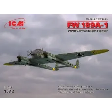 Сборная модель 1:72 Самолет Фокке-Вульф Fw 189A-1 ICM 72293