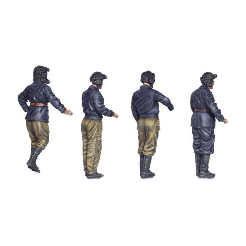 Фигуры и миниатюры Сборная модель 1:35 Фигуры Советский экипаж огнеметного или тяжелого танка МиниАрт 35254