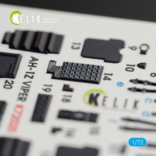Декали AH-1Z "Viper" 3D декаль интерьер для комплекта Dream Model Kit 1:72 КЕЛИК K72025
