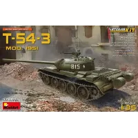 Средний танк T-54-3 с полным интерьером, 1951 г. 1:35