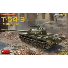 Средний танк T-54-3 с полным интерьером, 1951 г. 1:35
