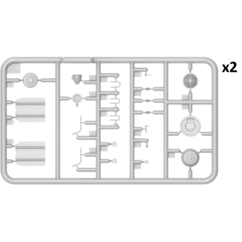 Авто-мото Збірна модель 1:35 Вантажівка G7107 1,5 т 4x4 з дерев'яним кузовом Miniart 35386