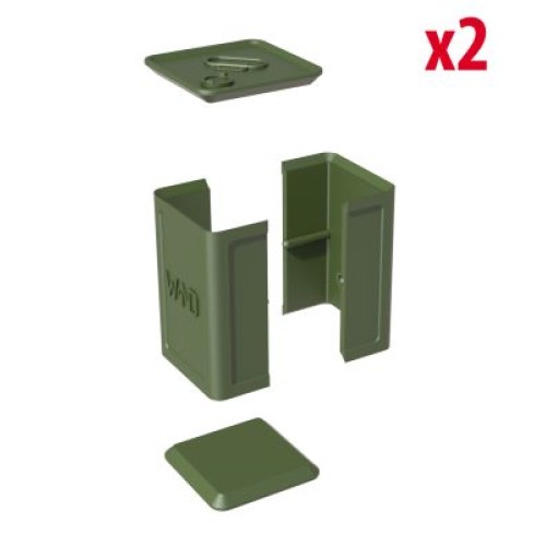 Наборы деталировки Сборная модель 1:35 Набор Канистры с маслом и топливом 1930-40-х годов МиниАрт 35595