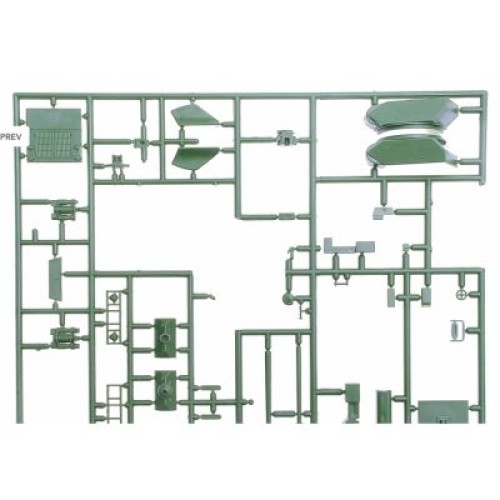 Бронетехника и артиллерия Истребитель танков M10A1 (поздняя версия) с отвалом бульдозера М1 1:72