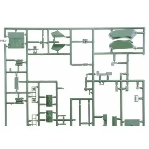 Бронетехніка та артилерія Винищувач танків M10A1 (пізня версія) з відвалом бульдозера М1 1:72