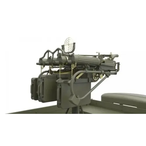 Бронетехника и артиллерия Военный 1,5 тонный грузовик с пулеметом "M-4 Maxim" AA 1:35