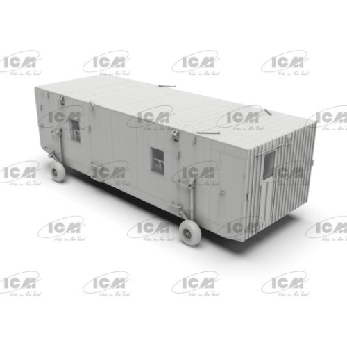 Збірна модель літака Універсальний військовий контейнер і аеродромне покриття США M8A1 1:35