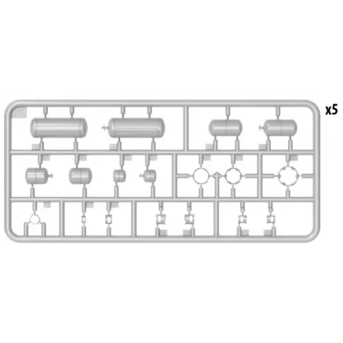 Строения и элементы Сборная модель 1:35 Набор Баллоны с пропаном:бутаном МиниАрт 35619
