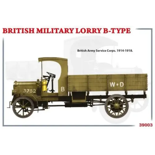 Авто-мото Збірна модель 1:35 Британська військова вантажівка B-Type MiniArt 39003
