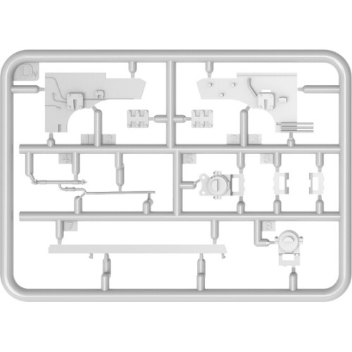 Бронетехника и артиллерия Сборная модель 1:35 Комплект трансмиссии Т-54 (ранний) МиниАрт 37051