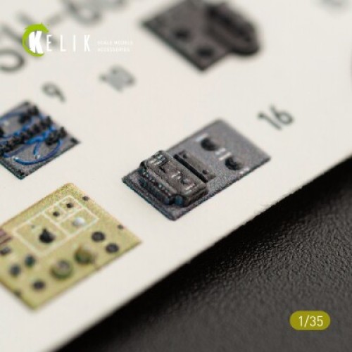 Декалі SH-60F Ocean Hawk 3D декаль інтер'єр для комплекту Kitty Hawk 1:35 KELIK K35012