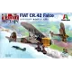 Збірна модель літака Збірна модель 1:72 Літак FIAT CR.42 Falco Italeri 1437 1:72