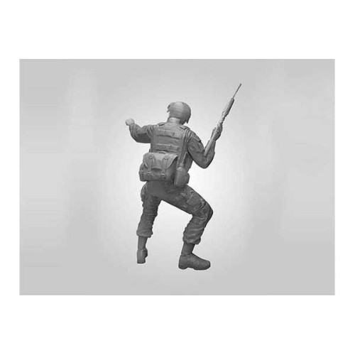 Фигуры и миниатюры Сборная модель 1:16 Фигура боец спецподразделения "Дельта" Могадишо, 1993 г ICM 16103