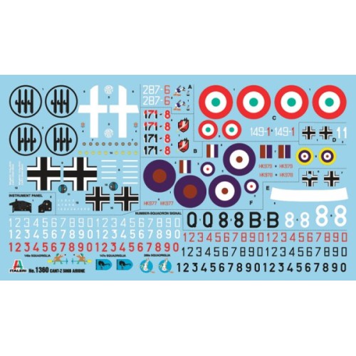 Сборная модель самолета Сборная модель 1:72 Самолет Cant Z 506 Airone Италери 1360 1:72