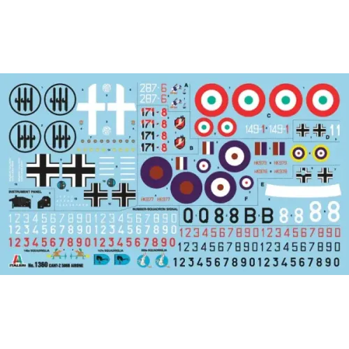 Сборная модель самолета Сборная модель 1:72 Самолет Cant Z 506 Airone Италери 1360 1:72