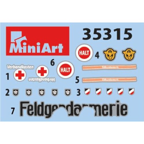 Фигуры и миниатюры Сборная модель 1:35 Фигуры Немецкая полевая жандармерия (Special Edition) МиниАрт 35315