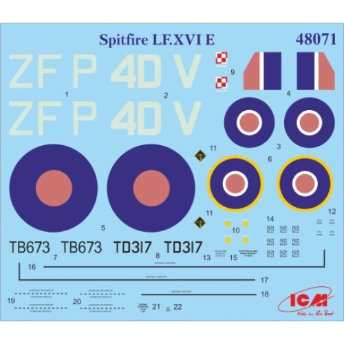 Сборная модель самолета Сборная модель 1:48 Набор "Завоеватели неба Европы" ICM 48324 1:48