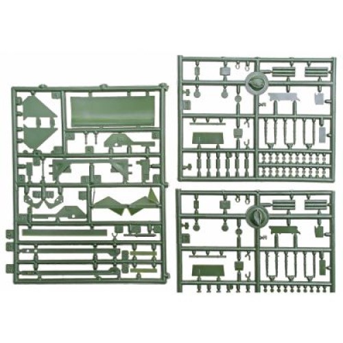 Бронетехника и артиллерия Истребитель танков M10A1 (поздняя версия) с отвалом бульдозера М1 1:72