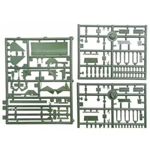 Бронетехніка та артилерія Винищувач танків M10A1 (пізня версія) з відвалом бульдозера М1 1:72