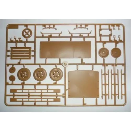 Бронетехніка та артилерія Збірна модель 1:35 Німецький санітарний автомобіль V3000S:SS M Maultier з укриттям ICM 35414