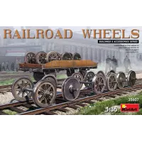 Сборная модель 1:35 Набор Железнодорожные колеса МиниАрт 35607