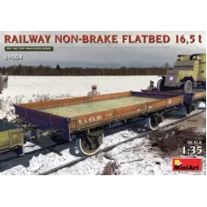 Сборная модель 1:35 Железнодорожная платформа 16,5 т Миниарт 39004