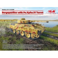 Збірна модель 1:35 Танк Бергепантера з вежею Pz.Kpfw.IV ICM 35360