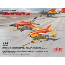 Сборная модель 1:48 Американский дрон с воздушной мишенью ICM 48399