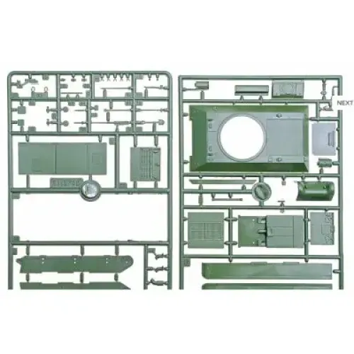 Бронетехніка та артилерія Винищувач танків M10A1 (пізня версія) з відвалом бульдозера М1 1:72