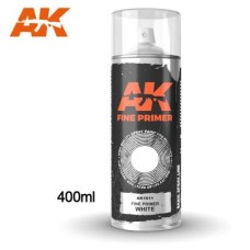 Fine Primer White - Spray 400ml (Includes 2 nozzles) : Грунт білий в аерозолі 400мл