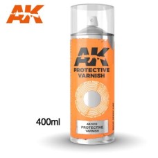 Protective Varnish - Spray 400ml (Includes 2 nozzles) : Лак захисний в аерозолі 400мл