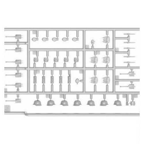 Фигуры и миниатюры Сборная модель 1:35 Фигуры немецкие панцергренадеры Миниарт 35248