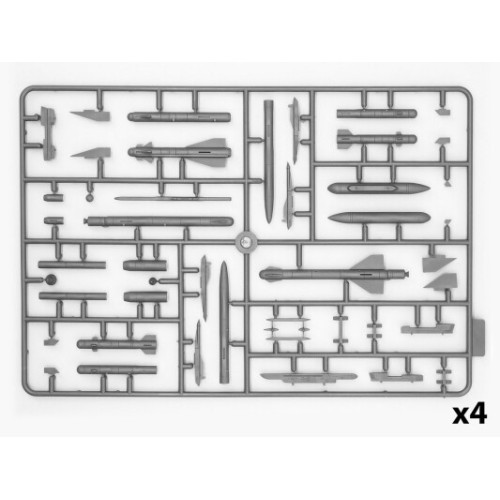 Ракети та боєкомплекти Збірна модель 1:72 Радянське авіаційне озброєння «повітря-поверхня» ICM 72213