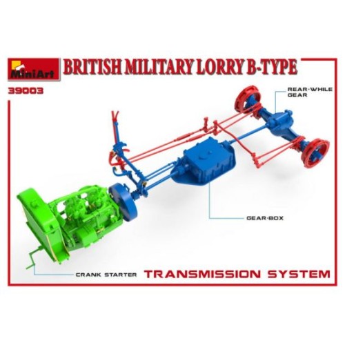 Авто-мото Збірна модель 1:35 Британська військова вантажівка B-Type MiniArt 39003