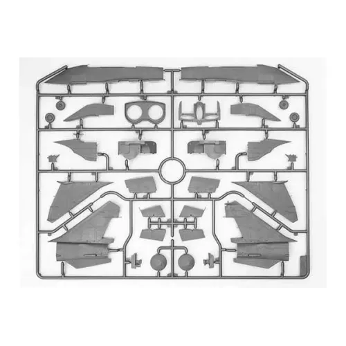 Збірна модель літака Збірна модель 1:72 Літак МіГ-25 RBT ICM72172 1:72